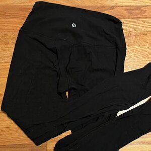 Lululemon Align Black Leggings Size 8